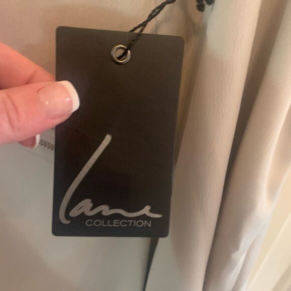 NWT Lane Collection Tan Skirt with Zipper Accent 22 - Picture 4 of 5